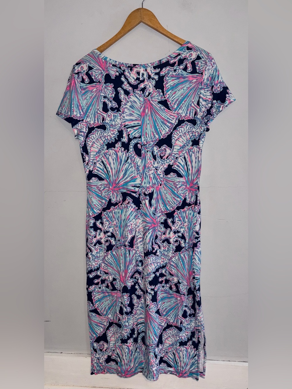 Lilly Pulitzer Malin Midi Dress Shells Bells sz M - Picture 3 of 9